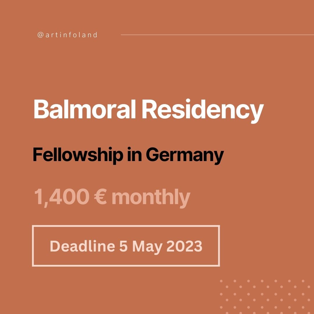 Residential fellowships in the Künstlerhaus Schloss Balmoral