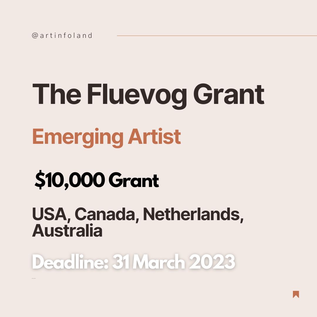 The Fluevog Emerging Artist Grant