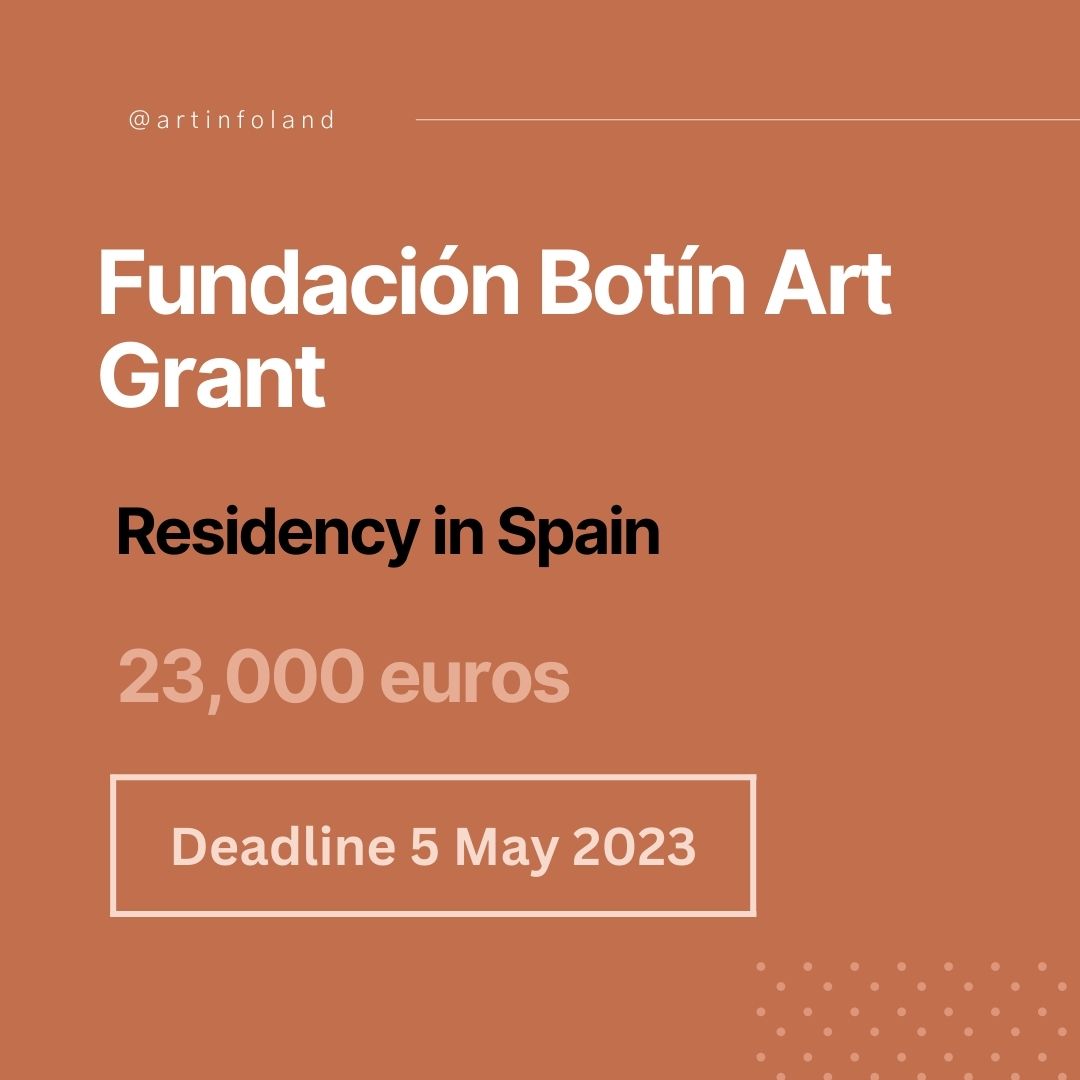 Fundación Botín Art Grant in Spain