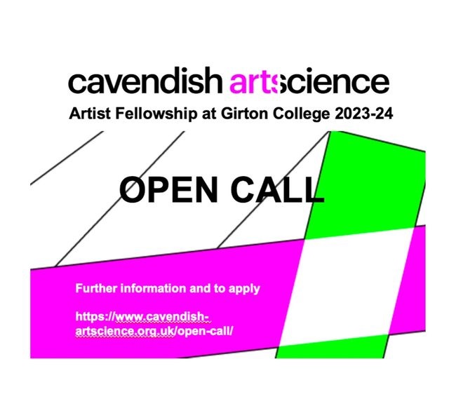 third Cavendish Arts Science Fellowship