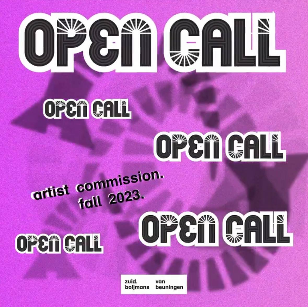 Zuid. Open Call 2023