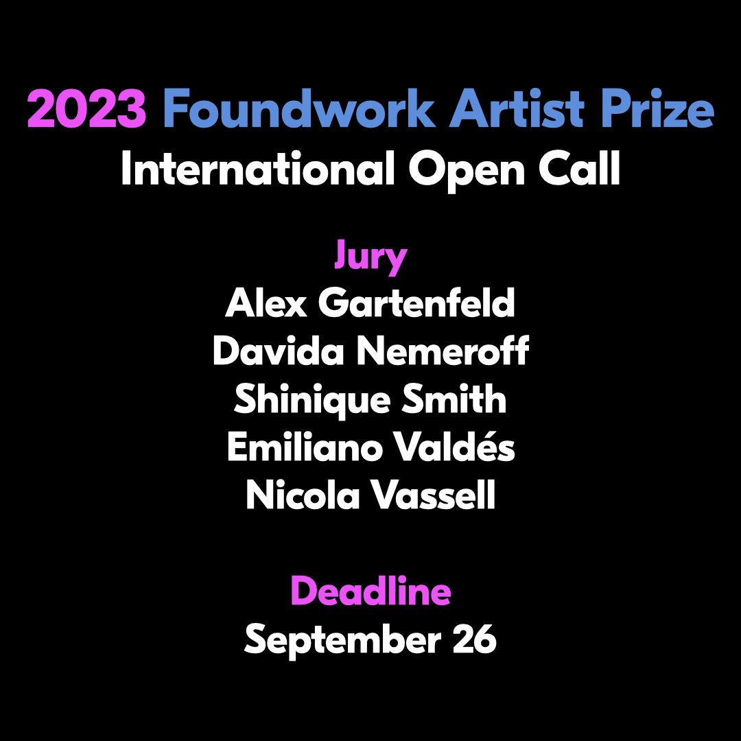 Foundwork Artist Prize