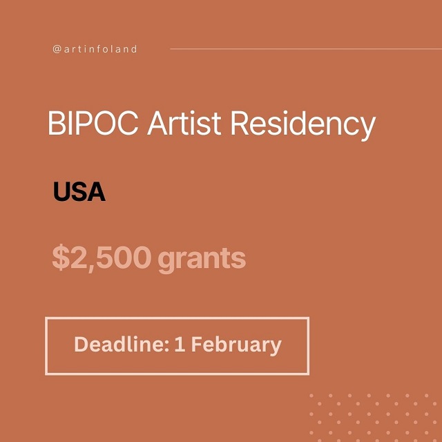 BIPOC Artist Residency Application 2024