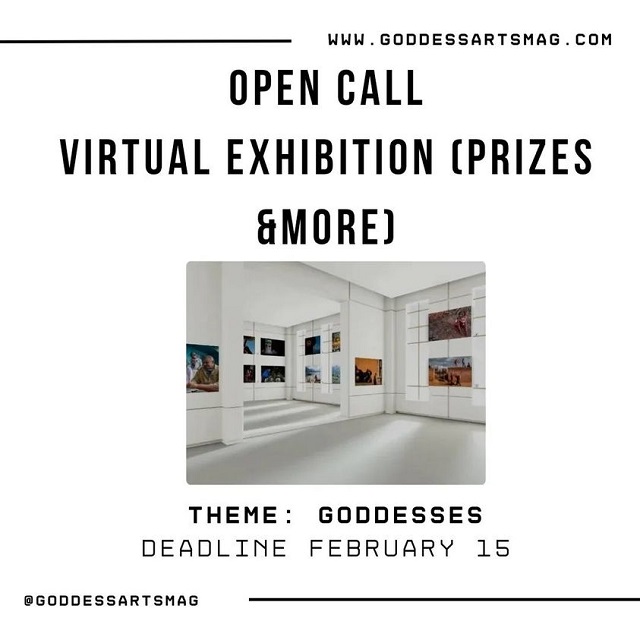 Goddessarts Magazine Open Call for virtual exhibitions