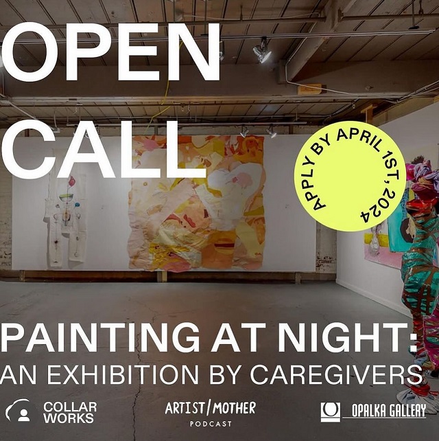 Painting at Night 2024 Collar Works exhibition at Opalka Gallery
