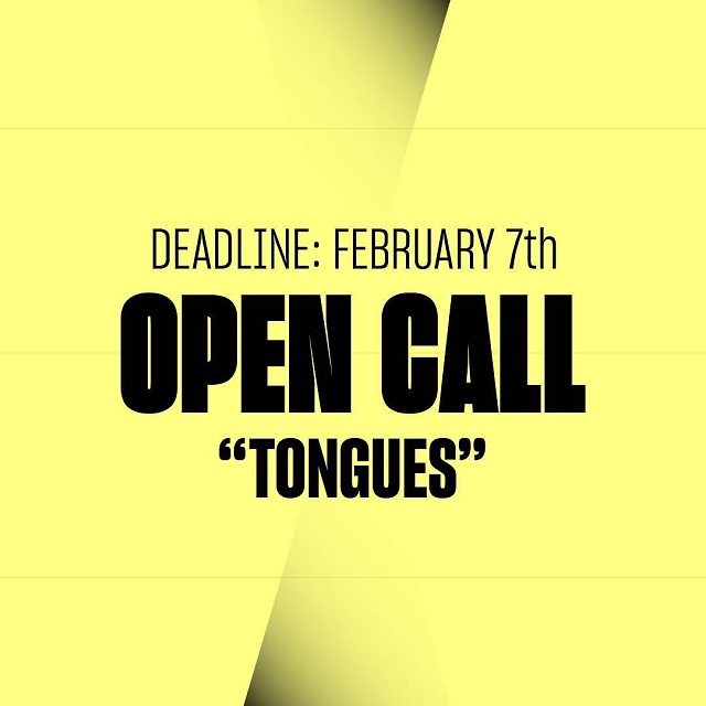Treehouse NDSM Open Call TONGUES Exhibition