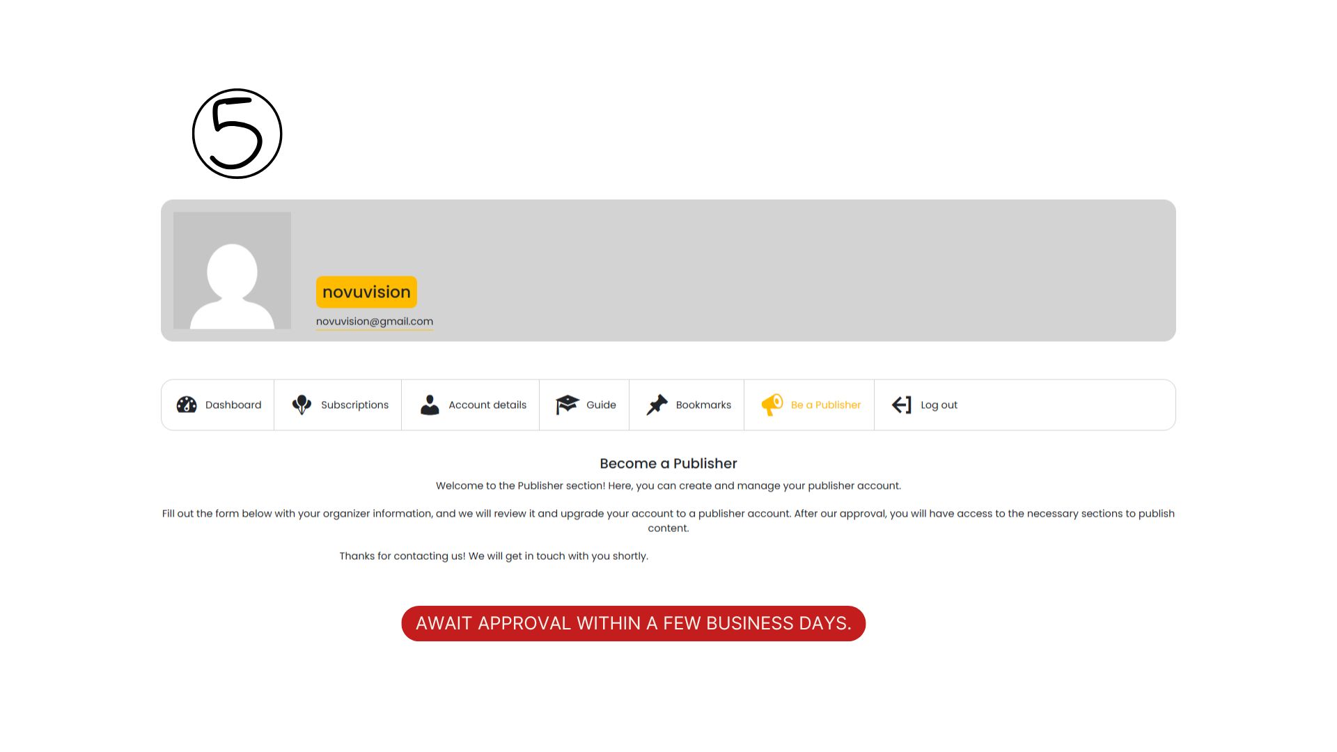 How to become a publisher on Artinfoland