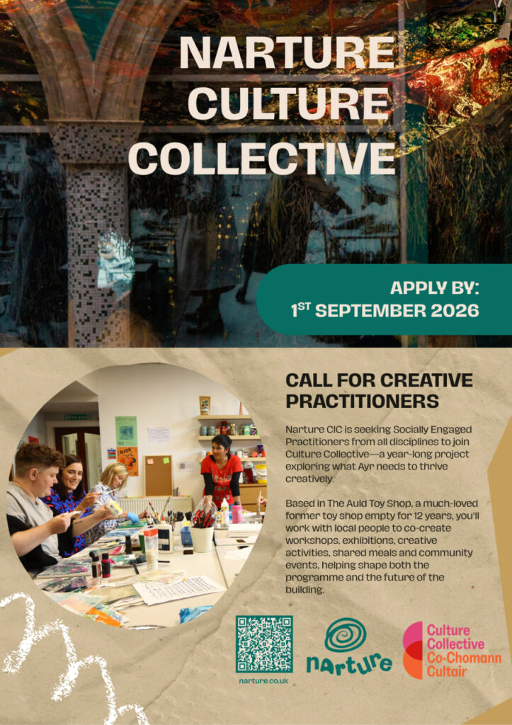 Narture Culture Collective Call for Creative Practitioners (2026–2027)